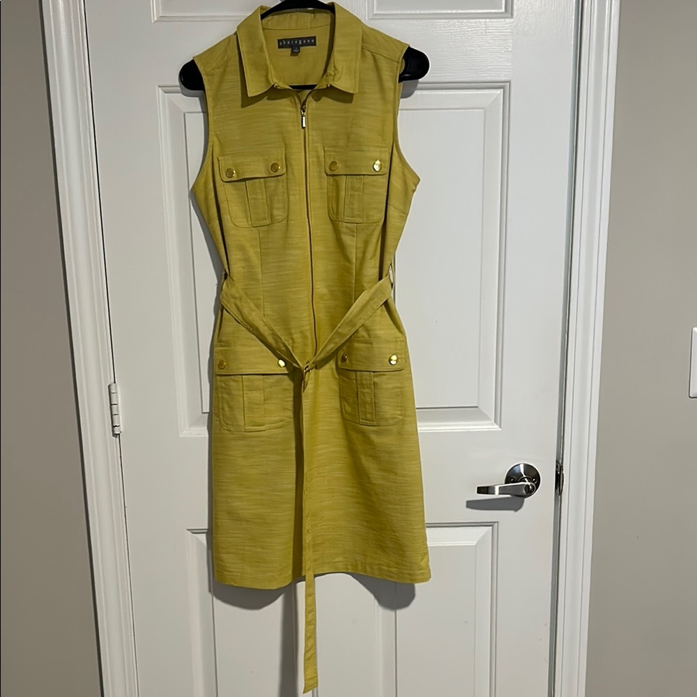 Yellow Sleeveless Dress